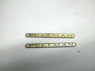 Ives Std Gauge.  " Pullman " Brass Plates 2 Of Them (1 Pair) Originals