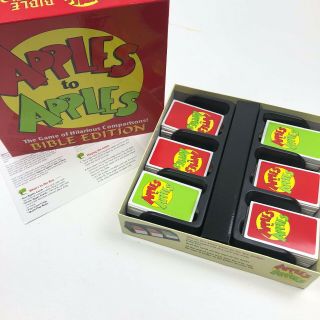 Apples To Apples Bible Edition Christian Family Game Complete Mattel Games