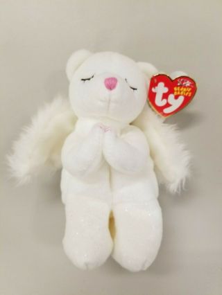 Ty Blessed The Angel Bear Beanie Baby - With Tags 1