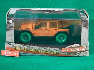 Greenlight All - Terrain 2015 Jeep Wrangler Unlimited Chase Green Machine 1:43