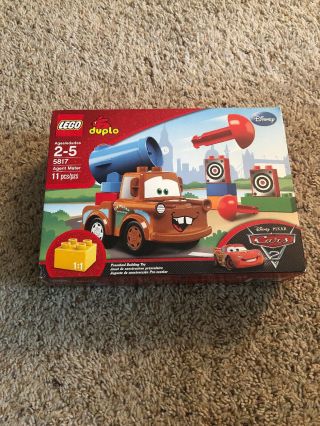 Lego Duplo 5817 Agent Mater Disney Pixar Cars 2 Truck Preschool 2,  Shoots