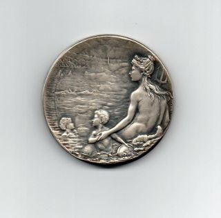 EDUCATION DEPARTMENT VICTORIA SWIMMING AND LIFE SAVING MEDAL BY STOKES & SONS 2