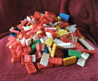 Over 1 Lb 12 Oz.  Of American Brick Toy Building Blocks (lego Compatible)