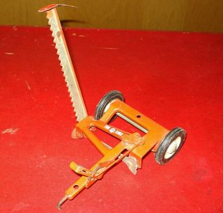 Vintage Tru Scale Sickle Bar Hay Mower Farm Implement Trailer Farm Toy Usa Made