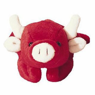 Ty Beanie Baby - Tabasco The Bull (4th Gen Hang Tag) (8.  5 Inch) - Mwmts