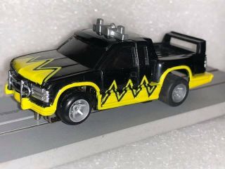 Hornby Life - Like Black/yellow Pick - Up Truck Slot Car