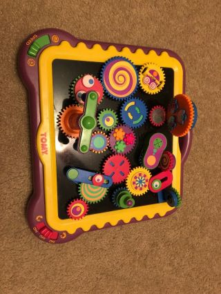 1997 Tomy Gearation Mechanical Magnetic Toy & Gears.  Well