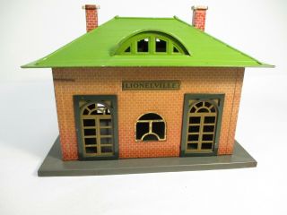 Lionel 126 Station Brick Litho Green Roof Prewar O Gauge X507