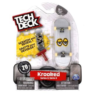 Tech Deck Krooked Skateboards Ultra Rare Series 8 Scratch & Reveal Fingerboard