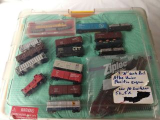 N Scale Atlas Union Pacific Dash 8 - 40b 4089 - - Plus Cars And Switch Tracks