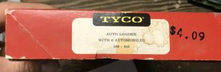Tyco Red Box Ho Scale Frisco Auto Loader Trailer Train Iob
