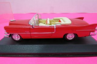 1957 Diecast Cadillac Eldorado Convertible 1:43 Scale Red In Plastic Case