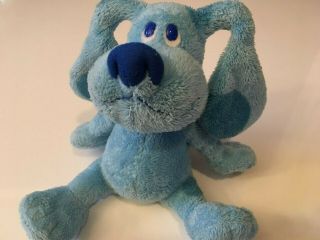 Ty Blues Clues Plush Blue Stuffed Animal 6 " Dog 2012 Beanie Babies