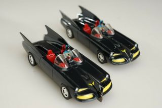 2 Corgi Batmobile Cars Batman Classic 1960 ' s - Two Cars 2