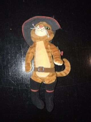 Ty Beanie Baby Puss In Boots Shrek The Third Mwmts 2007