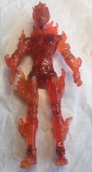Toy Biz Marvel Legends Fantastic Four Movie Human Torch Johnny Storm Figure