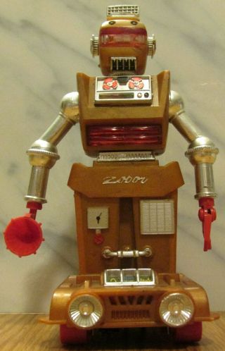 1968 Ideal Zeroids Zobor Robot In Good