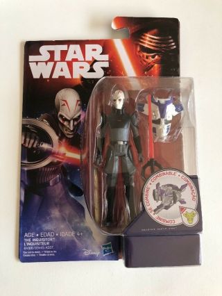 Star Wars Rebels The Inquisitor 3.  75 - Inch Figure On Card