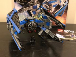 Lego Star Wars Tie Interceptor 6206 - 100 Complete And Instructions