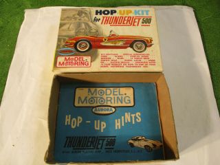 Nmint Vintage Aurora Model Motoring Afx T Jet Slot Car Race Track Hop Up Kit