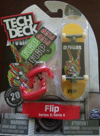 Rare Tech Deck Flip Skateboards Fingerboards Series 8 Luan Oliveira Peace