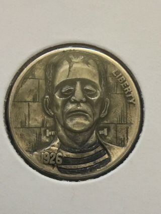Hobo Nickel Hand Carved Engraved Ohns Paolo Curcio Mr The Frankenstein
