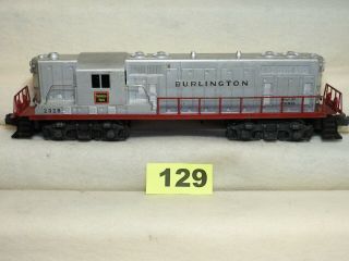 Lionel O Scale 2328 Burlington Gp - 7 Diesel Locomotive To And Repair