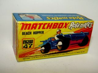 Matchbox Superfast No 47 Beach Hopper Empty " J " Box With