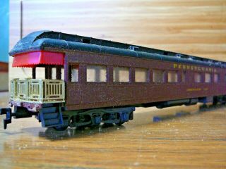 Ho Scale Model 12 " Train Car Ahm Pennsylvania Observation W/box