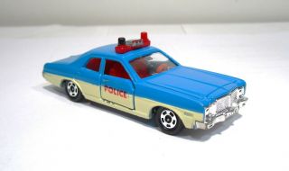 Tomica,  Dodge Coronet Custom Police Car,  S=1/74,  Loose