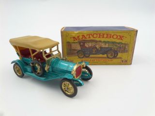 Lesney Matchbox 1909 Thomas Flyabout Car Y - 12 Models Of Yesteryear W/ Box Vtg