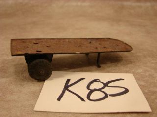K85 Vintage Marx O Scale Tin Tractor Trailer Chassis