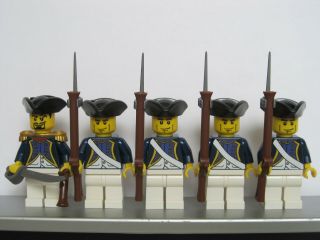 Lego Pirates Napoleonic Wars French Infantry Soldiers Minifigs