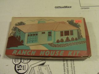 Plasticville Ranch House Kit Rh - 1 W/ Box