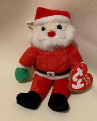 Ty Jingle Beanie Baby Santa Claus (5 ") Christmas Ornament Decoration Rare