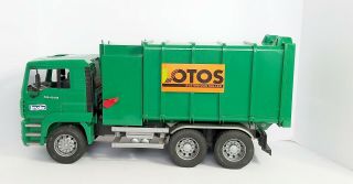 Bruder Man Tga 41.  440 Lotos Green Recycling Trash Garbage Truck