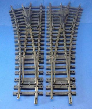 G Scale Brass Rail 22 Degree Switches Right,  Left Bachmann Or Aristo - Craft Track