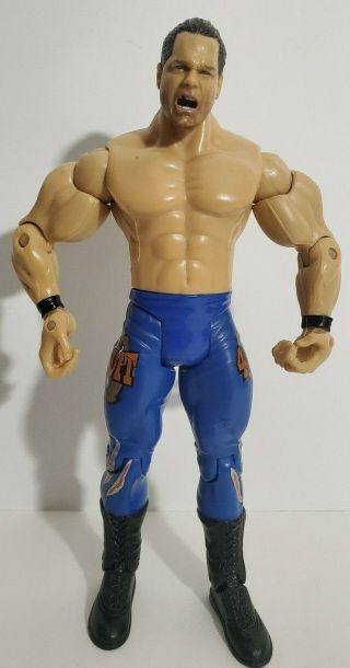 Chris Benoit Jakks Pacific Wwe Wrestling Figure 2003 Blue Tights Loose