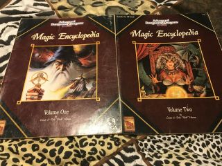 2nd Edition Ad&d 1992: The Magic Encyclopedia Vol.  1&2