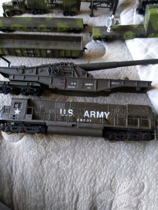 Ho Us Army Classic Train Set Loco & 6 Cars