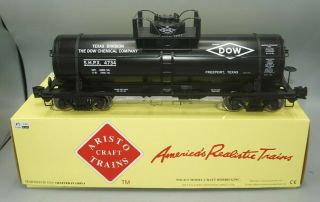 Aristocraft G - Scale Art - 41340s Texas Single Dome Dow Chemical Tank Car Ob