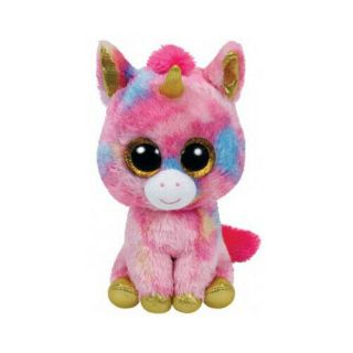 Ty Beanie Boos - Fantasia The Unicorn (glitter Eyes) (6 Inch) - Mwmts Boo Toy