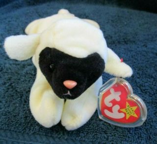 Ty Beanie Baby Chops The Lamb Style 4019 Dob 5 - 3 - 96 Mwmt