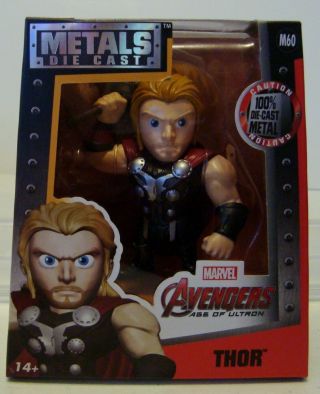 Marvel Avengers Age Of Ultron Thor 100 Die - Cast Metal M60 Collectable Figure