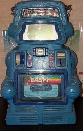 Casey Robot Playskool Talking Tape Player Cassette Mouth Moves