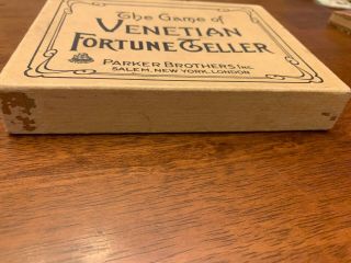 c1900 Parker Brothers The Game Of Venetian Fortune Teller Halloween 2