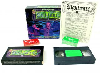 Nightmare Ii Video Board Game Vhs Expansion Game Set Baron Samedi Chieftain 1991