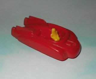 1950s Pyro Hard Plastic 4 Inch Space Car With Spaceman