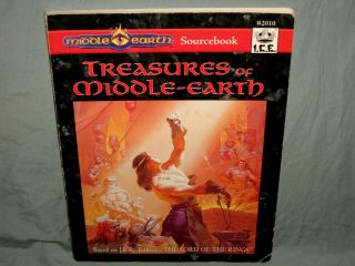 I.  C.  E Merp 2nd Edition Aid - Treasures Of Middle Earth (hard To Find And Vg, )
