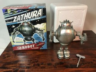 2005 Zathura Tin Robot Mechanical Toy As Seen In The Motion Picture By Schylling